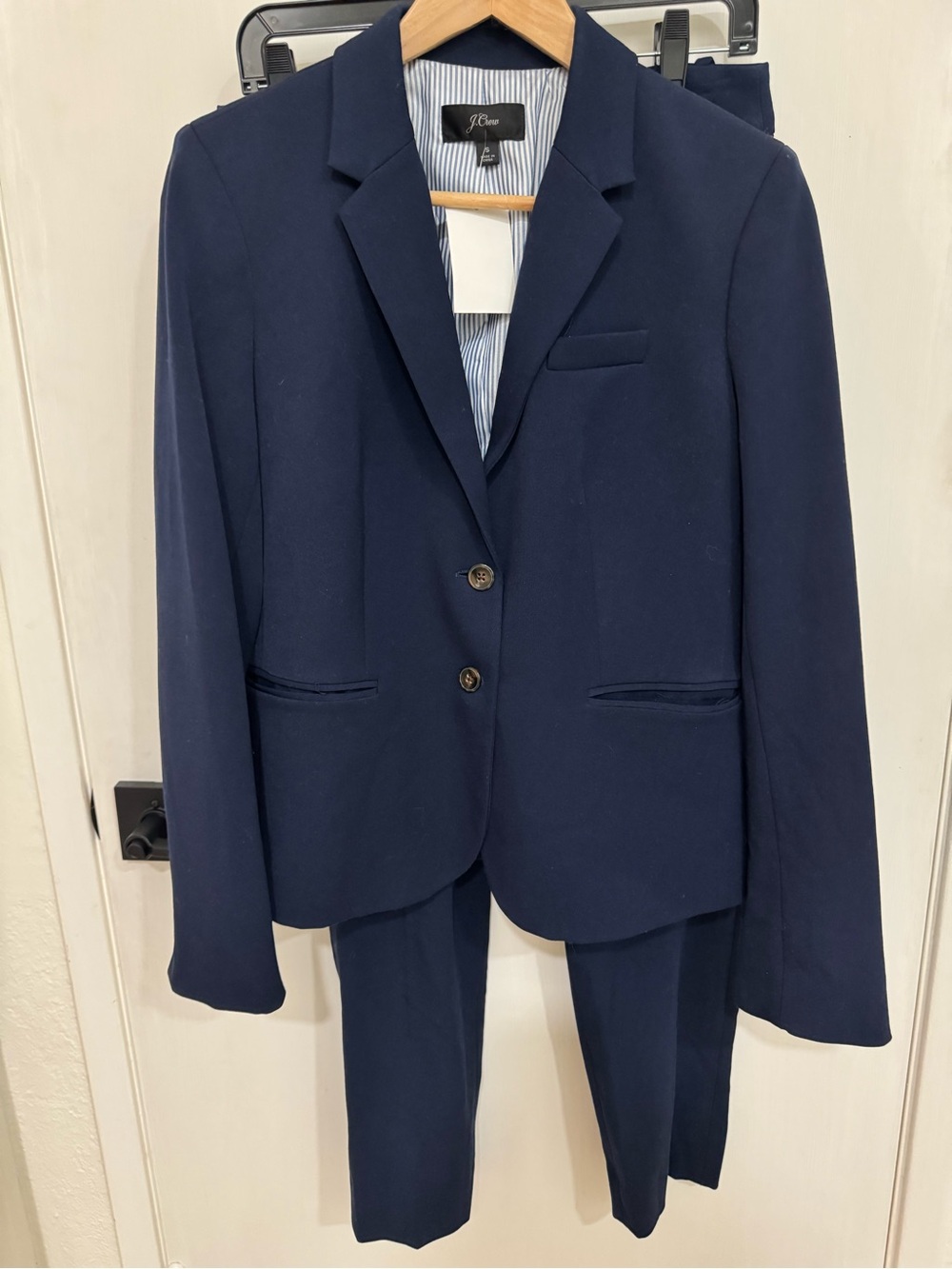 J. Crew Women's Navy Two-Button Blazer